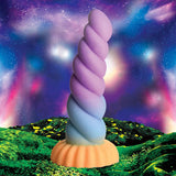 Creature Mystique Silicone Unicorn Dildo - Multicolored