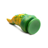 Creature Cocks Monstropus Tentacled Monster Silicone Dildo - Green/Yellow/Blue