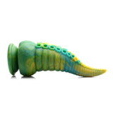 Creature Cocks Monstropus Tentacled Monster Silicone Dildo - Green/Yellow/Blue