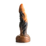 Creature Cocks Ravager Rippled Tentacled Monster Silicone Dildo - Red/Orange/Brown