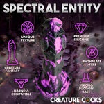 Creature Cocks Grim Silicone Dildo - Purple/Black