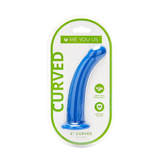 Me You Us 6 in. Curved Silicone Dildo