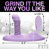 Inmi Thrust 'N' Grind Thrusting & Vibrating with Remote Silicone Grinder