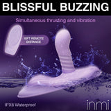 Inmi Thrust 'N' Grind Thrusting & Vibrating with Remote Silicone Grinder