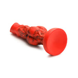 Creature Cocks Fire Hound Silicone Dildo Small Red/Black