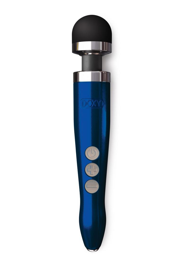 Doxy Die Cast 3R Wand Rechargeable Vibrating Body Massager - Blue