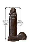 The Realistic Cock - 8 Inch Black