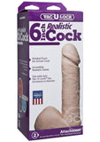 Vac-U-Lock Realistic Dildo 6in - Vanilla