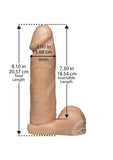 Vac-U-Lock - 8 Inch Realistic Cock FirmSkyn