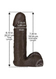 Vac-U-Lock - 8 Inch Realistic Cock FirmSkyn