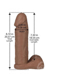 Vac-U-Lock - 8 Inch Realistic Cock FirmSkyn