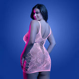 Fantasy Lingerie Glow Magnetism Glow-in-the-Dark Lace Knit Dress