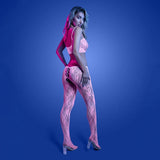 Fantasy Lingerie Glow Equilibrium Glow-in-the-Dark Crotchless Bodystocking