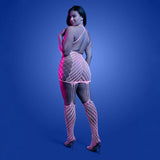 Fantasy Lingerie Glow Metamorphic Glow-in-the-Dark Bodystocking Dress
