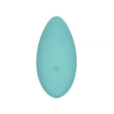 Spectrum Essentials Rechargeable Silicone Compact External Vibrator Blue