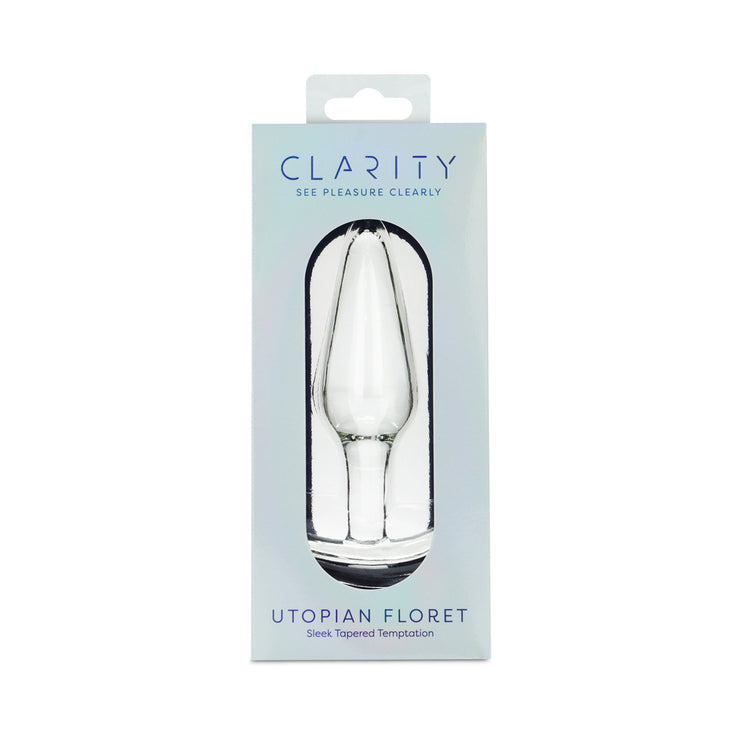 Clarity Utopian Floret Glass Plug