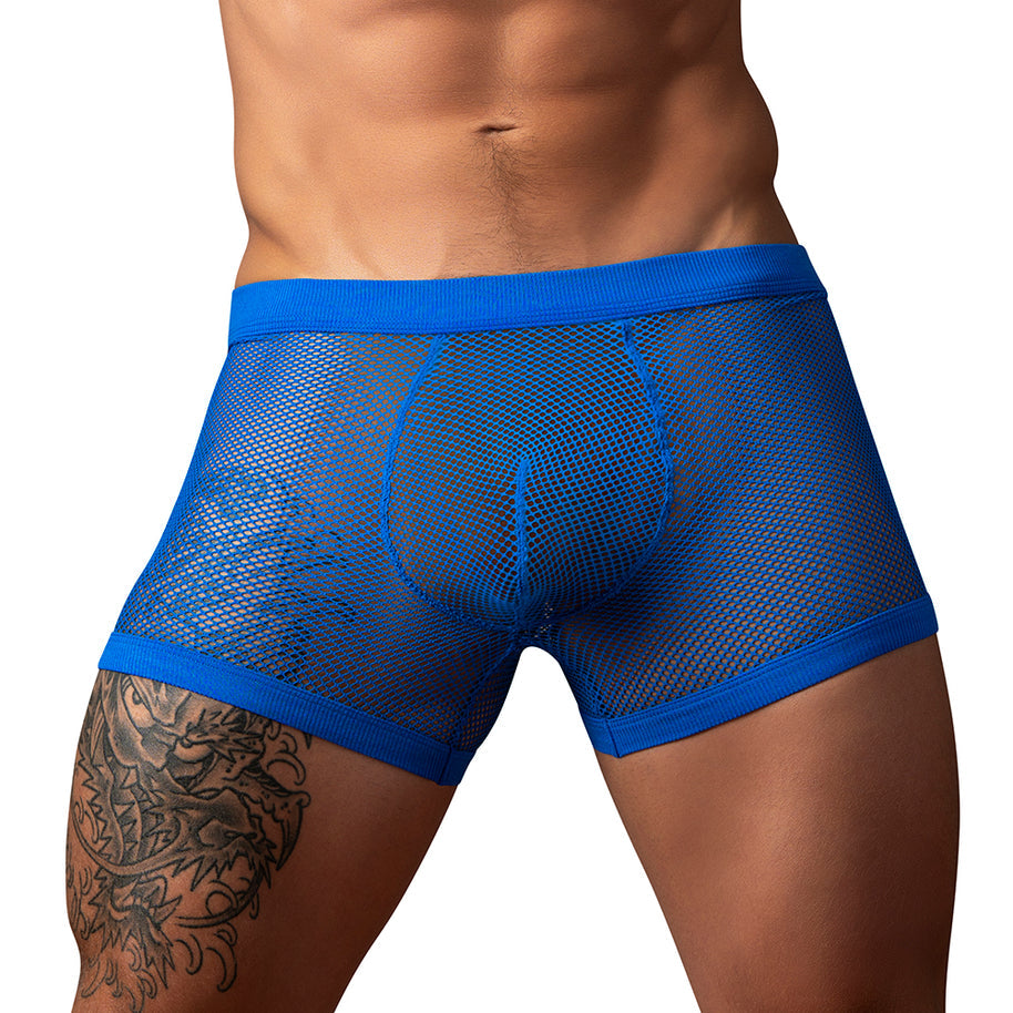 Male Power Fishnet 2.0 PCH Short Royal BLUE
