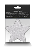 Pretty Pasties Glitter Stars - Red/Silver