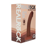 Realrock Dual Density Silicone Realistic Curved Dildo 6 in.