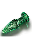 Whipsmart Glass Butt Plug with Flat Base 3.5in - Clear