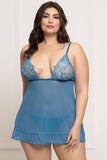 STM Lace Chained Babydoll & Panty Set - QUEEN SIZE