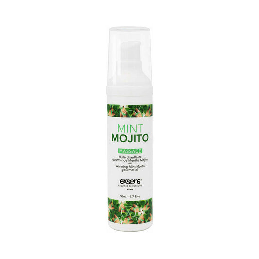 Exsens Warming Massage Oil Mint Mojito 1.7 oz.