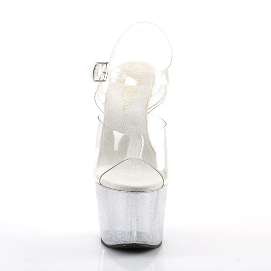 Adore-708MG 7" Heel with Mini Glitter
