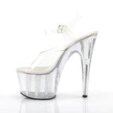 Adore-708MG 7" Heel with Mini Glitter