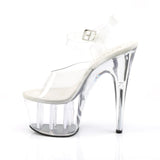 ADORE-708 7' CLEAR HEEL
