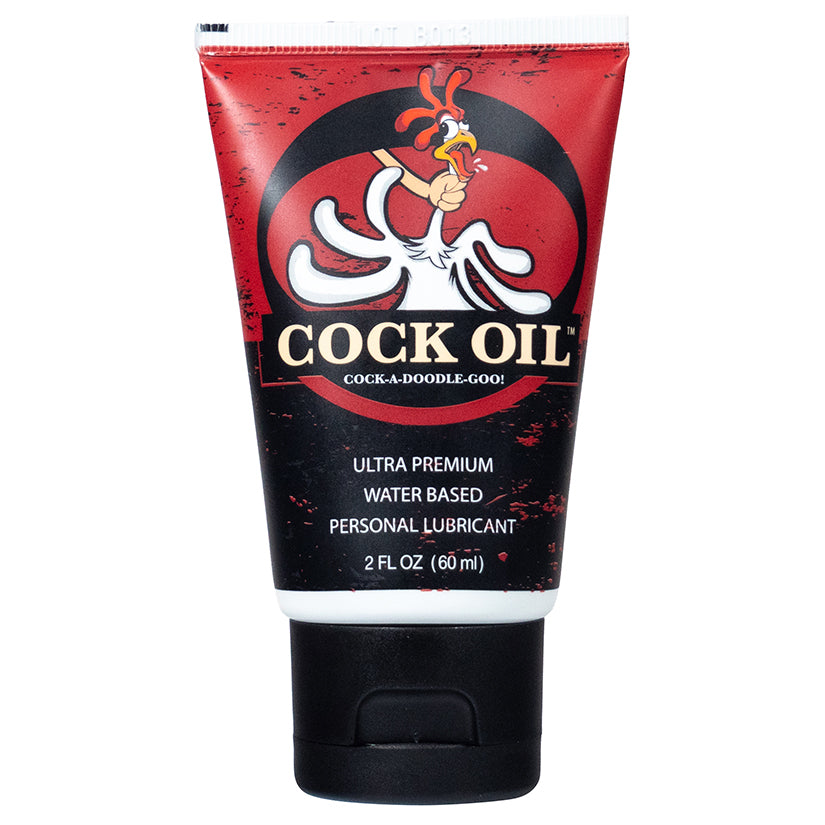 Cock Oil Water-Based Lubricant Squeeze Tube 2oz