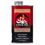 Cock Oil Water-Based Lubricant Metal Can with Plastic Liner 9oz