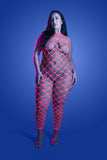 Want It All Reversible Rhinestone Bodystocking & Pasties - Boxed