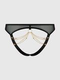 EVE MESH & CHAIN OPEN CAGED BACK HIPSTER