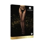 Shots Le Desir Celebrate Suspender Pantyhose Black O/S