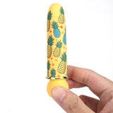KONA 10-Function Rechargeable Silicone Pineapple Print JAGUAR POWER Bullet
