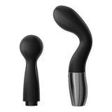 Peak Performa Interchangeable Elix G-Spot and Wand Massager-Black
