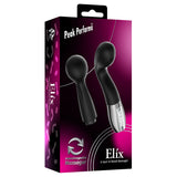 Peak Performa Interchangeable Elix G-Spot and Wand Massager-Black