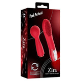 Peak Performa Interchangeable Zira Wand and Textured Massager-Red