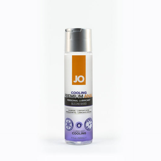 JO Premium Anal Cooling Silicone-Based Lubricant 4 oz.