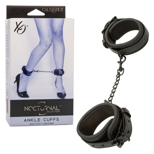 Nocturnal Collection Ankle Cuffs - Black