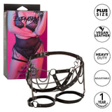 Euphoria Collection Thigh Harness with Chains - Plus Size - Black