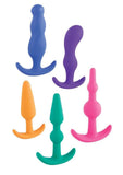 Anal Lovers Kit Silicone Anal Plugs - Multicolor