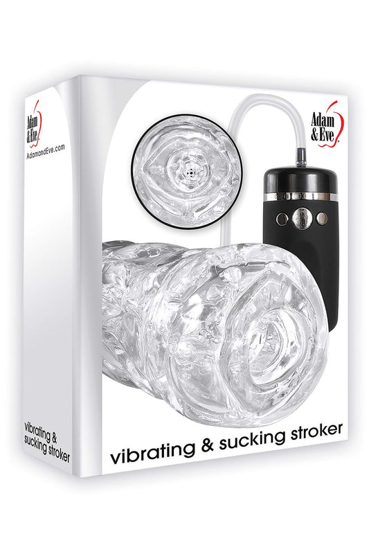 A&E VIBRATING & SUCKING STROKER