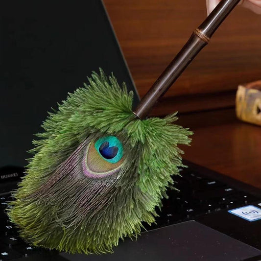 PEACOCK FEATHER TICKLER
