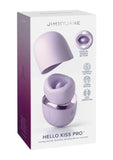 JimmyJane Hello Kiss Pro Rechargeable Silicone Clitoral Stimulator - Lavender