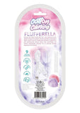 Cotton Candy Flufferella Rechargeable Silicone Vibrator - Fuschia/Aqua