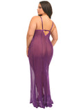 Curvy Katana Sheer Gown