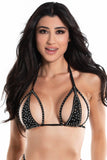 MB Black Micro Stoned Tri Top w/Cut Out OS