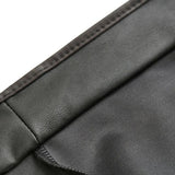 Ple'sur Adjustable PVC Spanking Skirt With Built-In Thong Black
