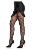 Leg Avenue Bow Net Tights - Black - O/S